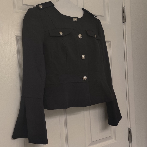 WHBM Bell-Sleeve Peplum Jacket 🖤 (4P) - Picture 10 of 14